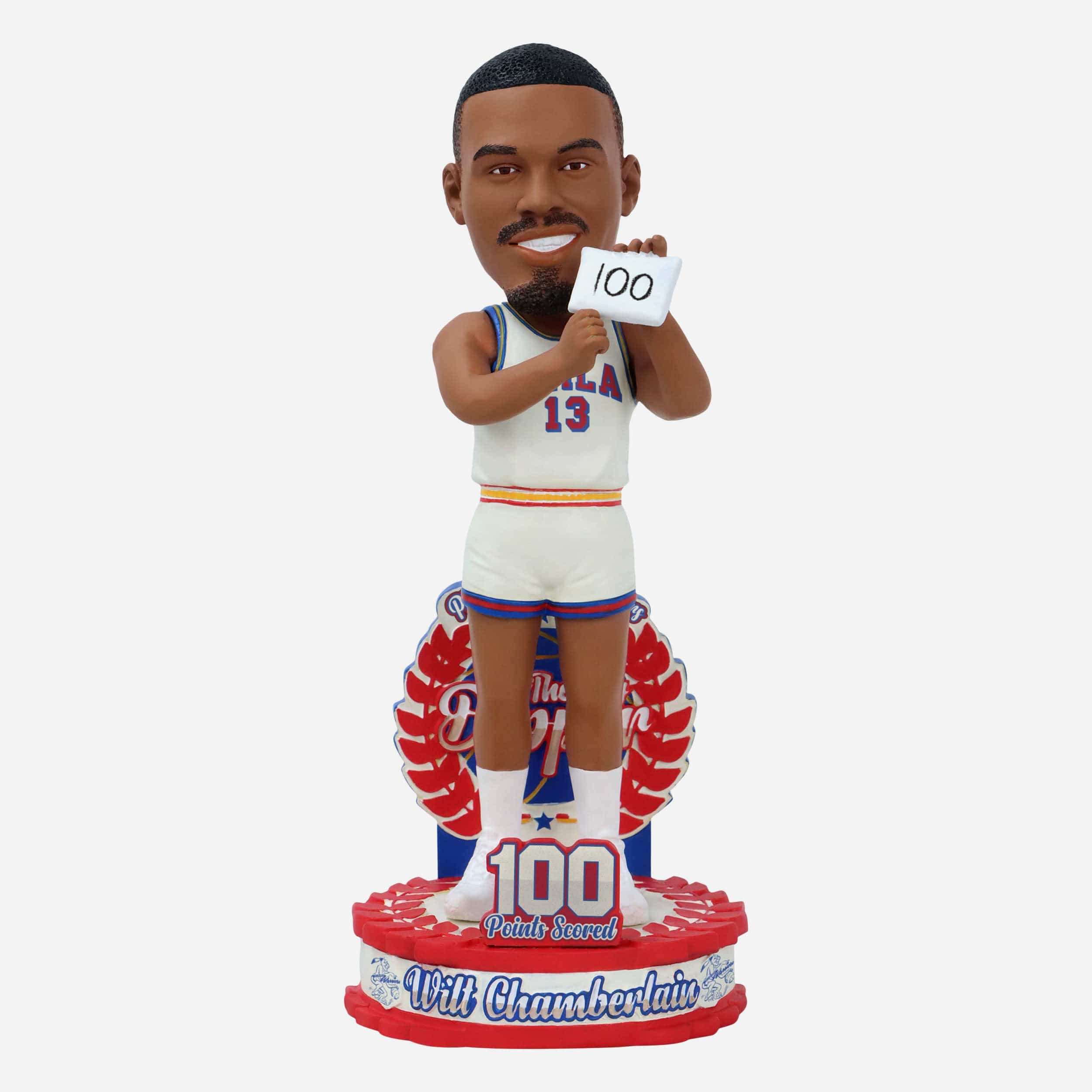 Wilt Chamberlain Philadelphia Warriors 100 Point Game Bobblehead