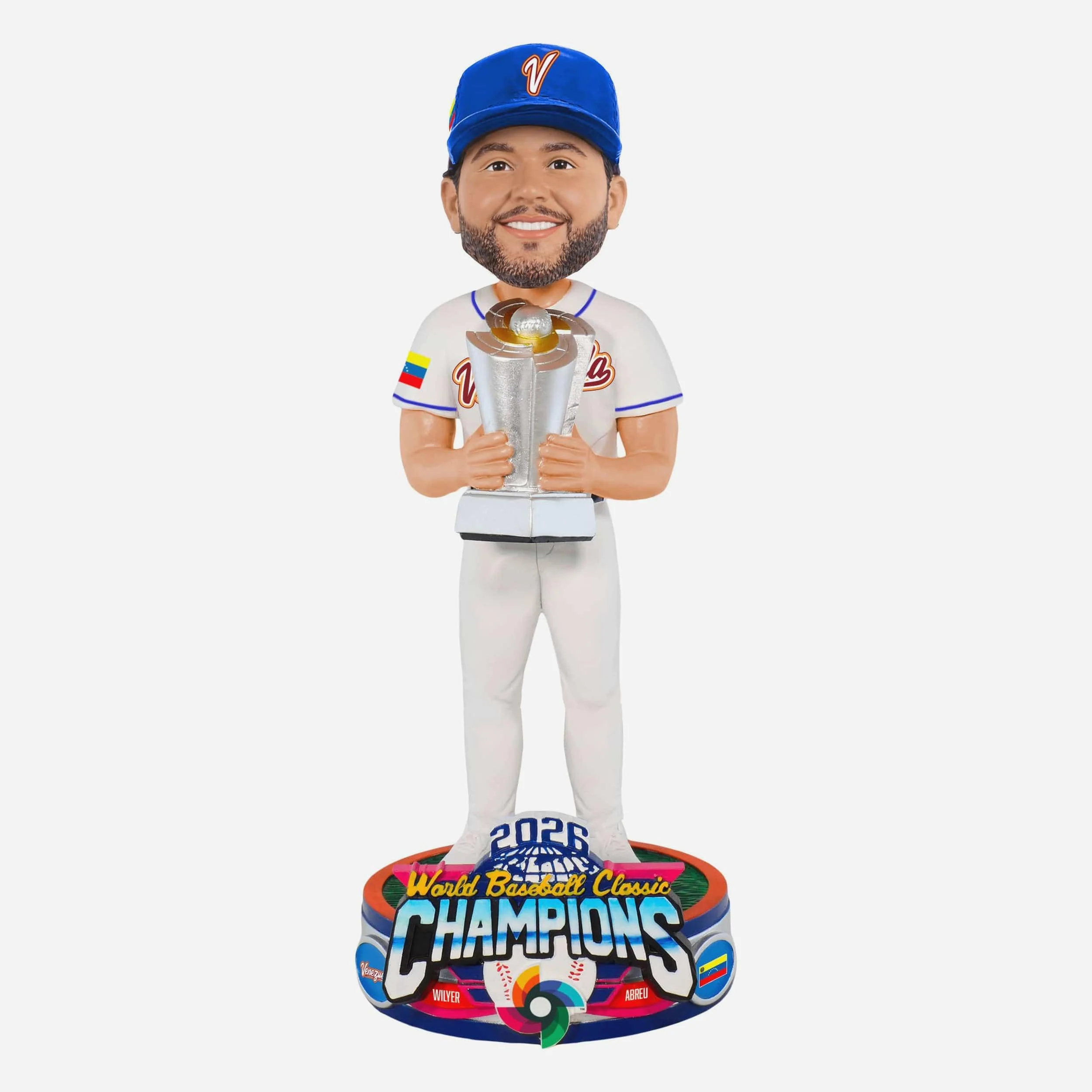 Wilyer Abreu Venezuela 2026 World Baseball Classic Champions Bobblehead