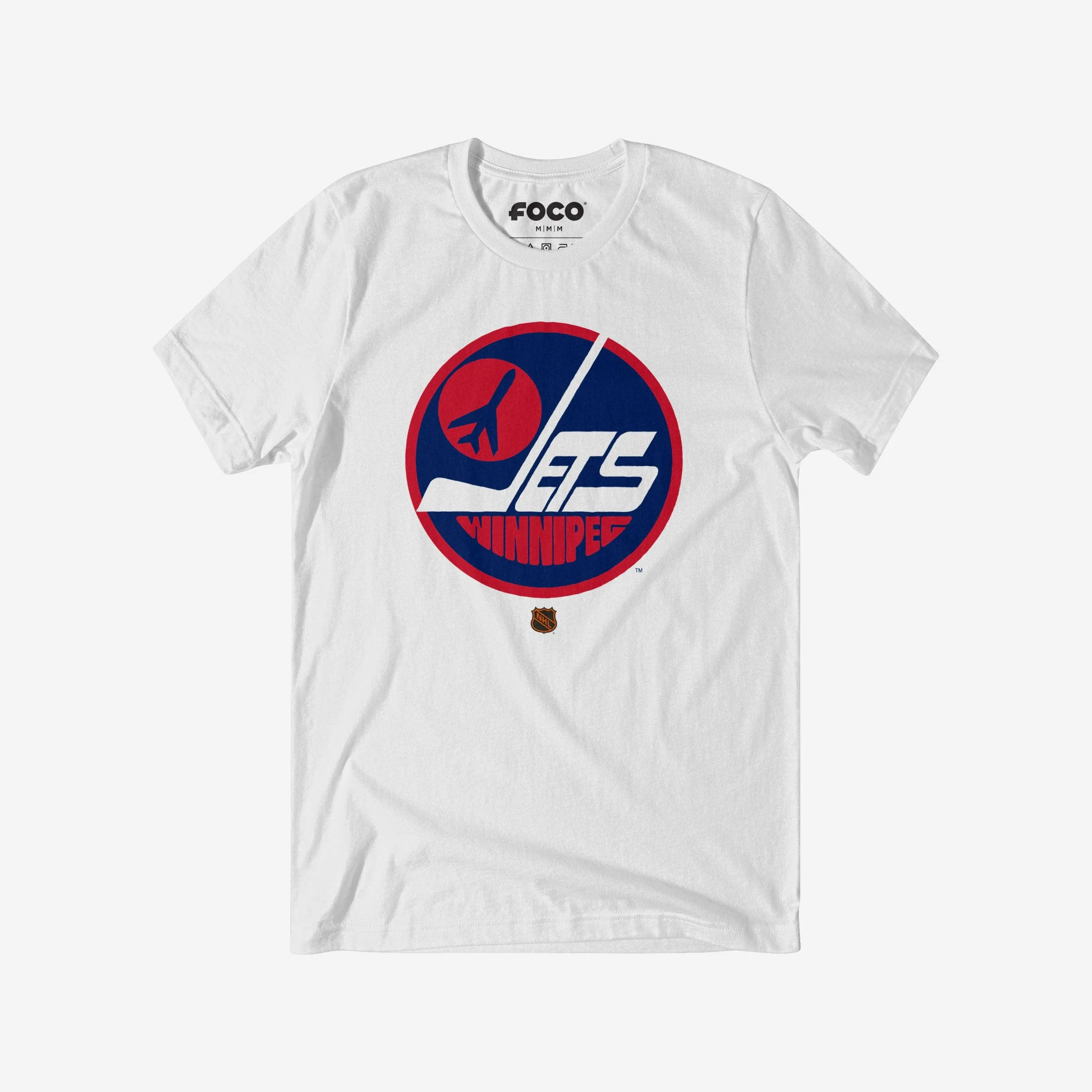 Winnipeg Jets 1979 Retro Logo T-Shirt - Image 7