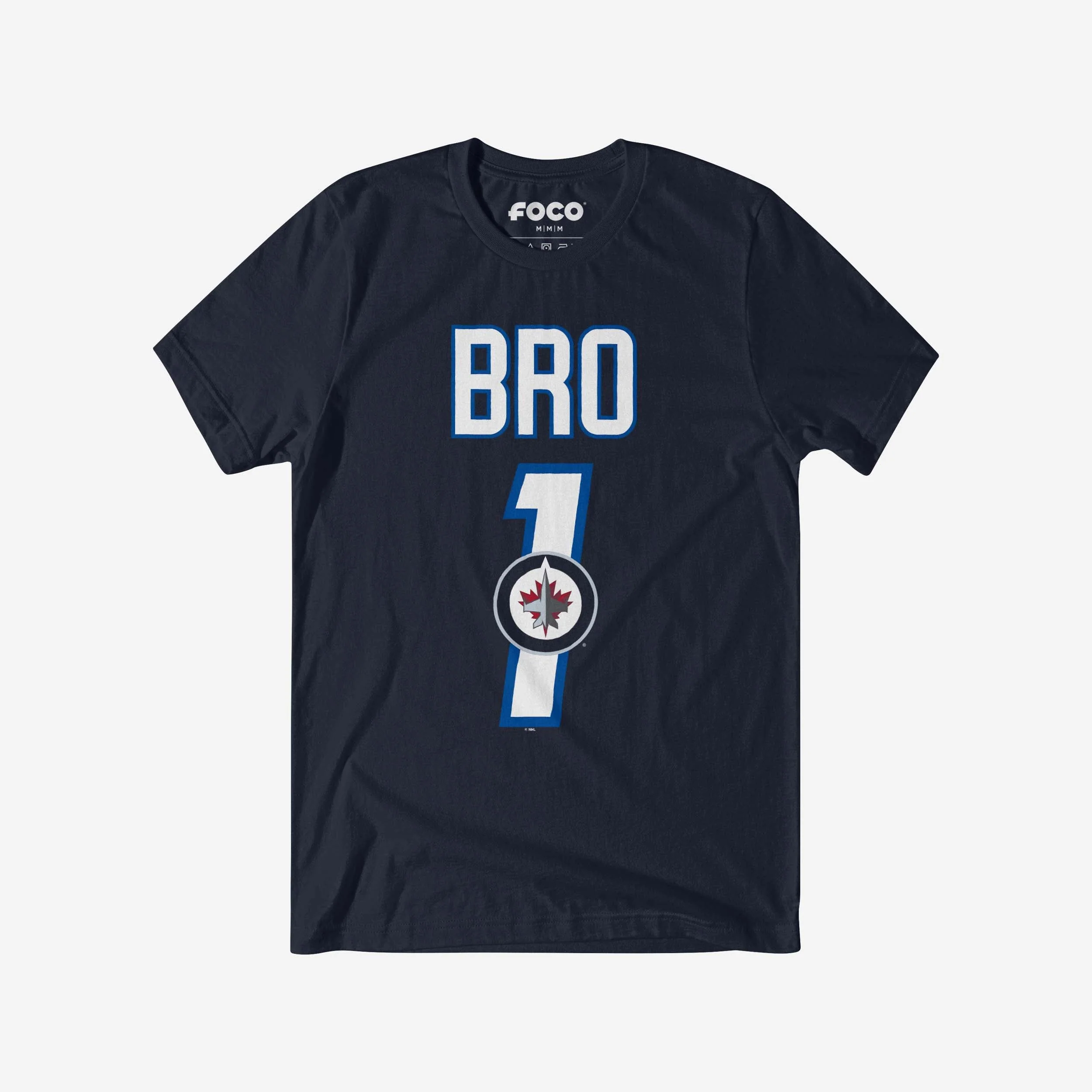 Winnipeg Jets Number 1 Bro T-Shirt