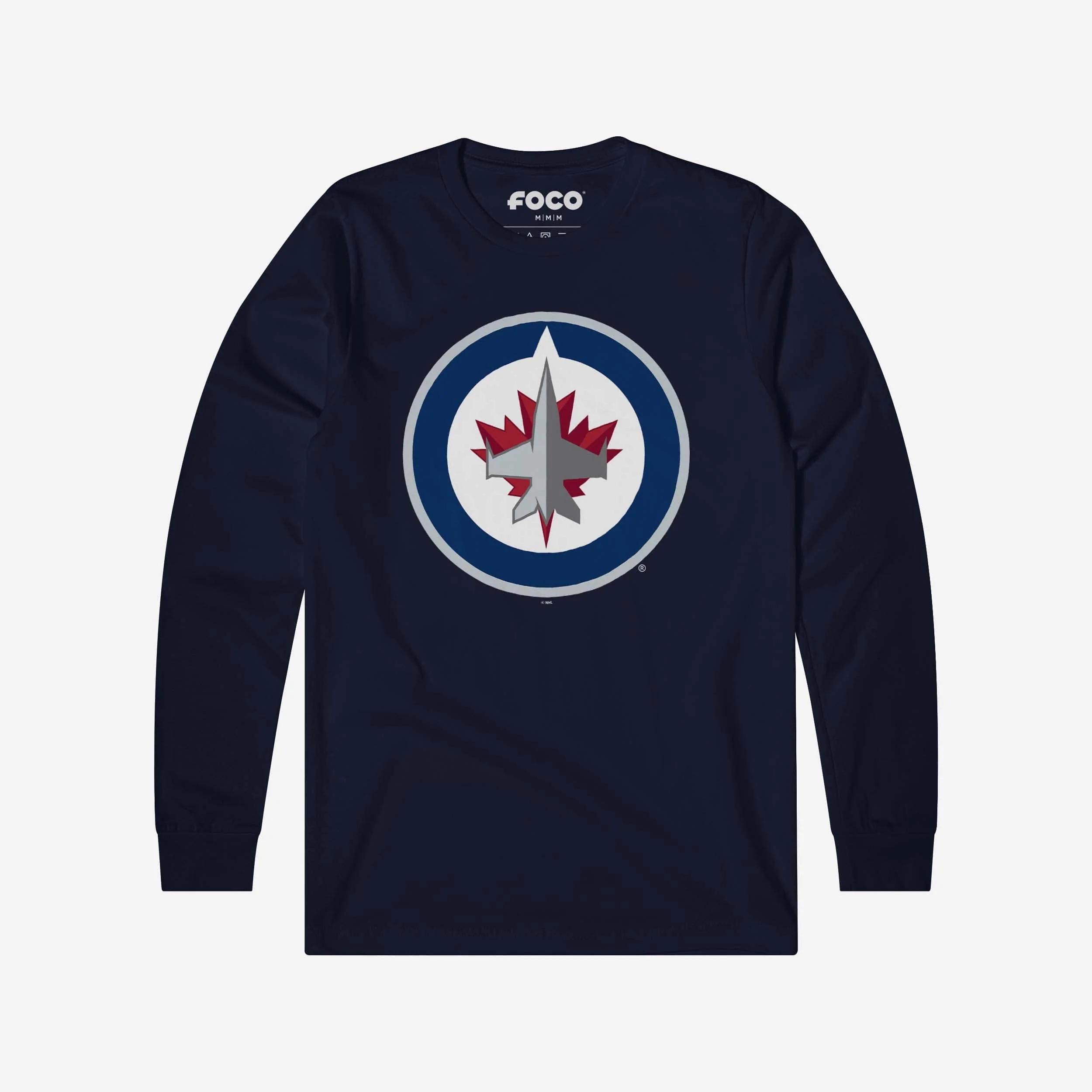 Winnipeg Jets Primary Logo Long Sleeve T-Shirt - Image 10