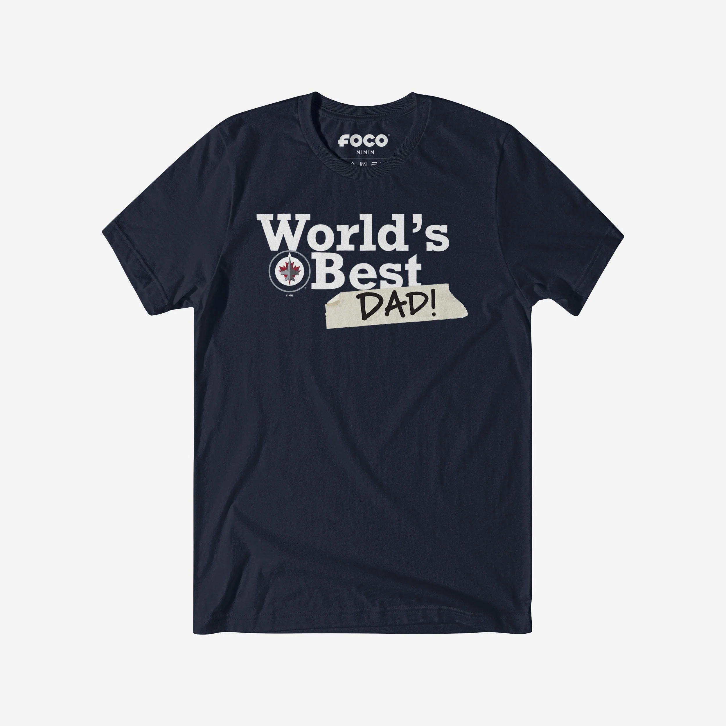 Winnipeg Jets World's Best Dad T-Shirt