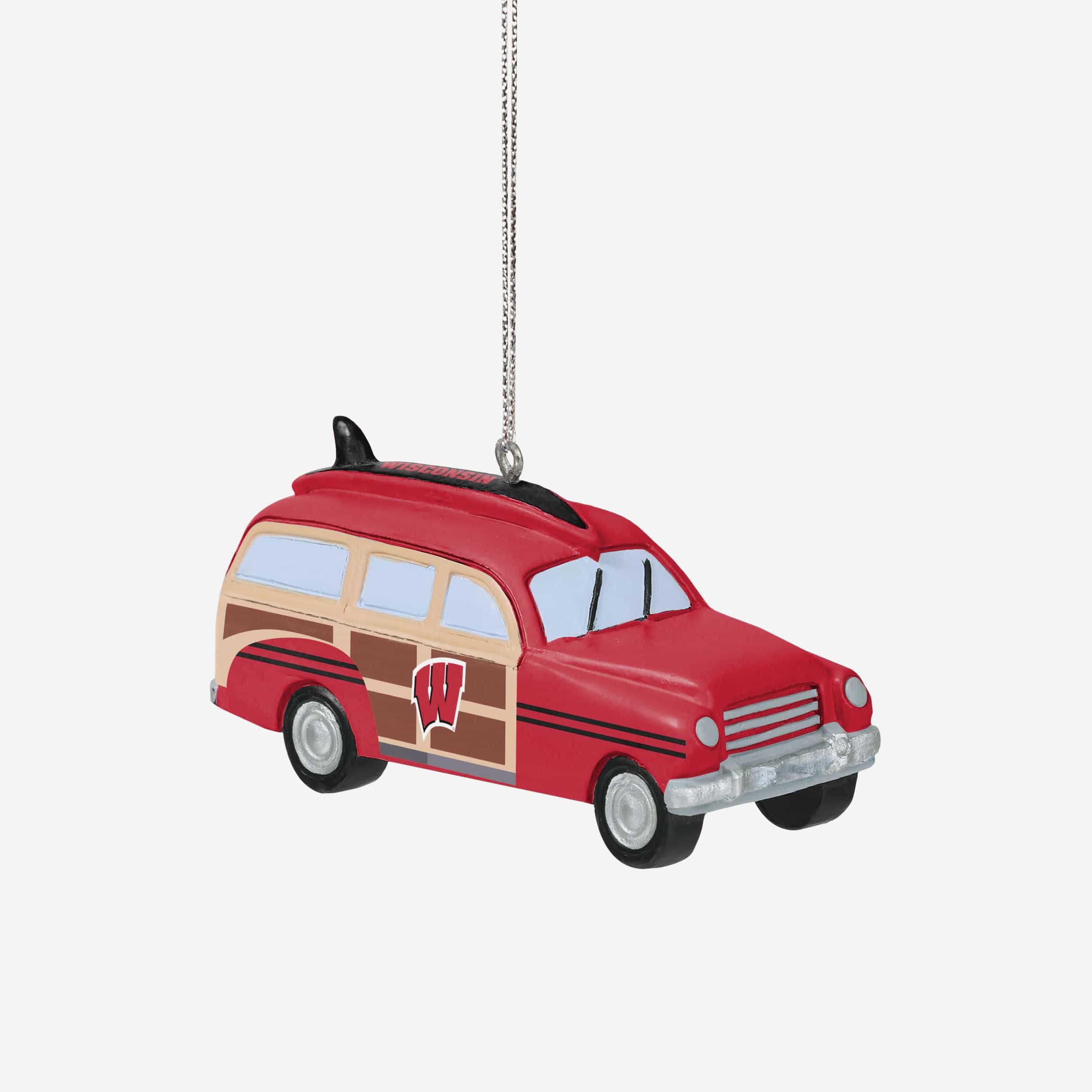 Wisconsin Badgers Station Wagon Ornament