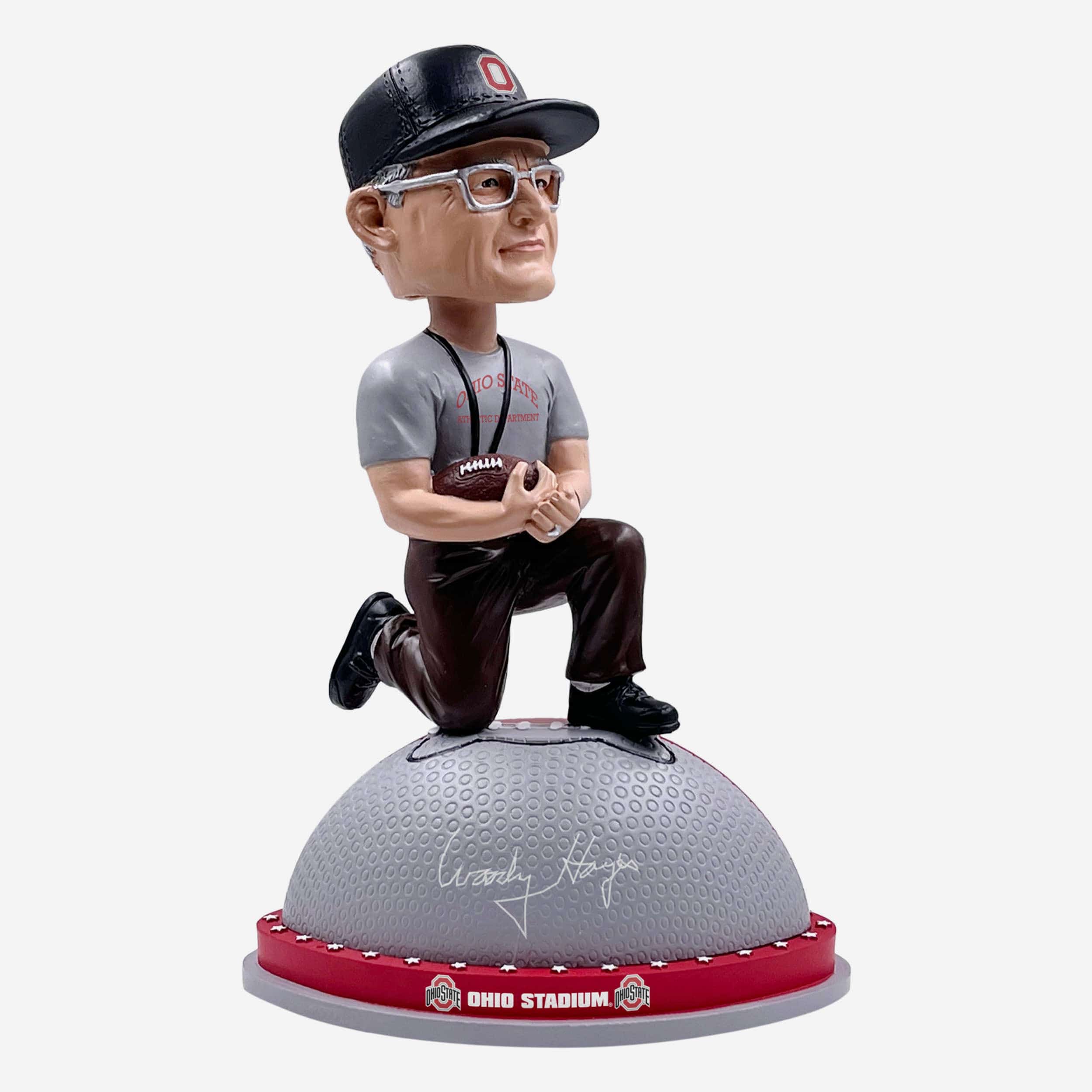 Woody Hayes Ohio State Buckeyes Magnetic Stadium Base Bobblehead