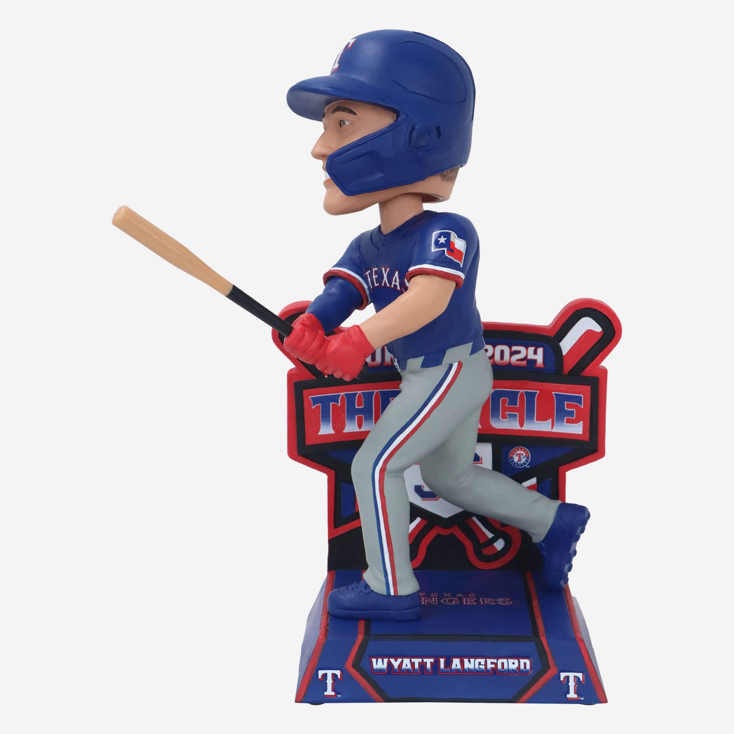 Wyatt Langford Texas Rangers Cycle Bobblehead
