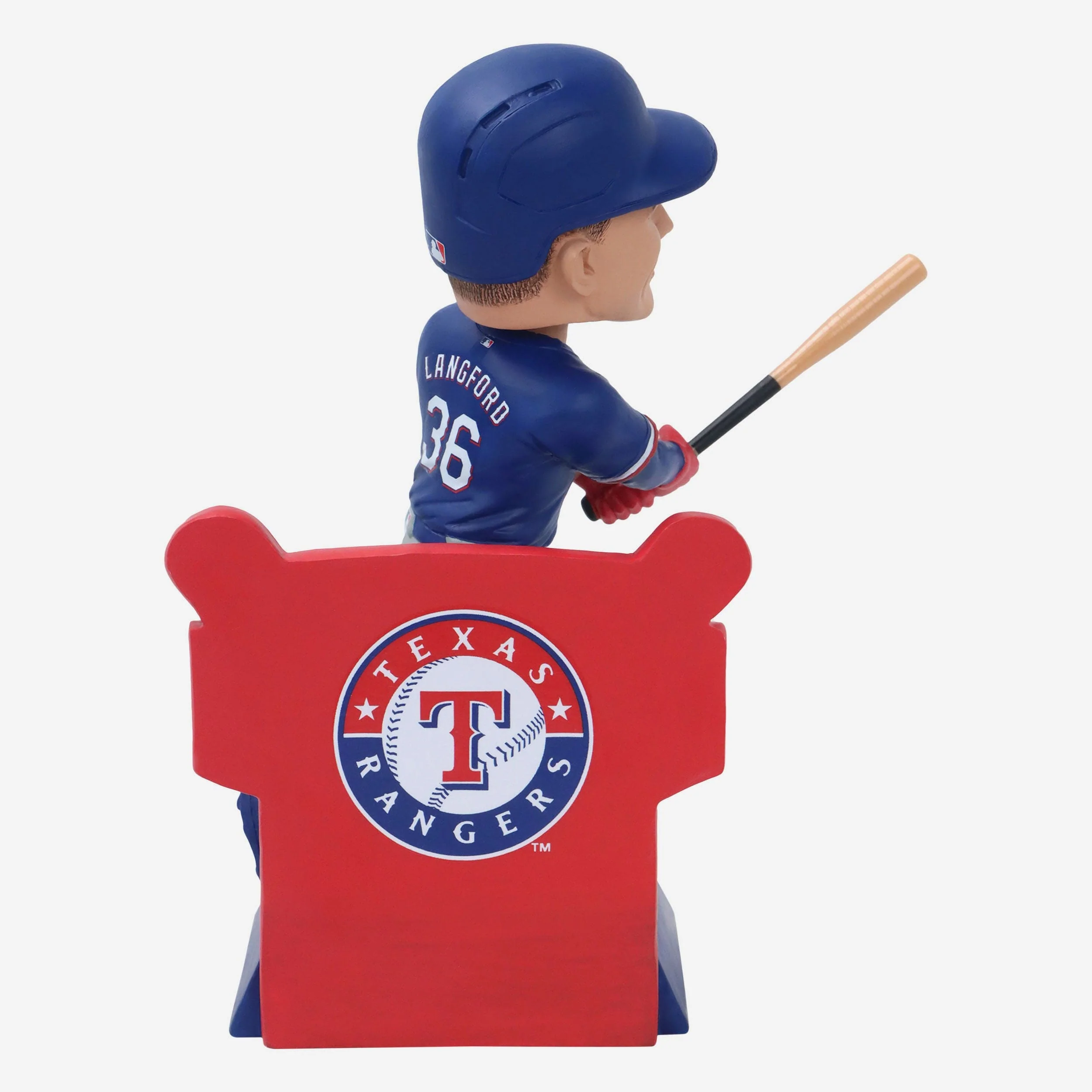 Wyatt Langford Texas Rangers Cycle Bobblehead - Image 5