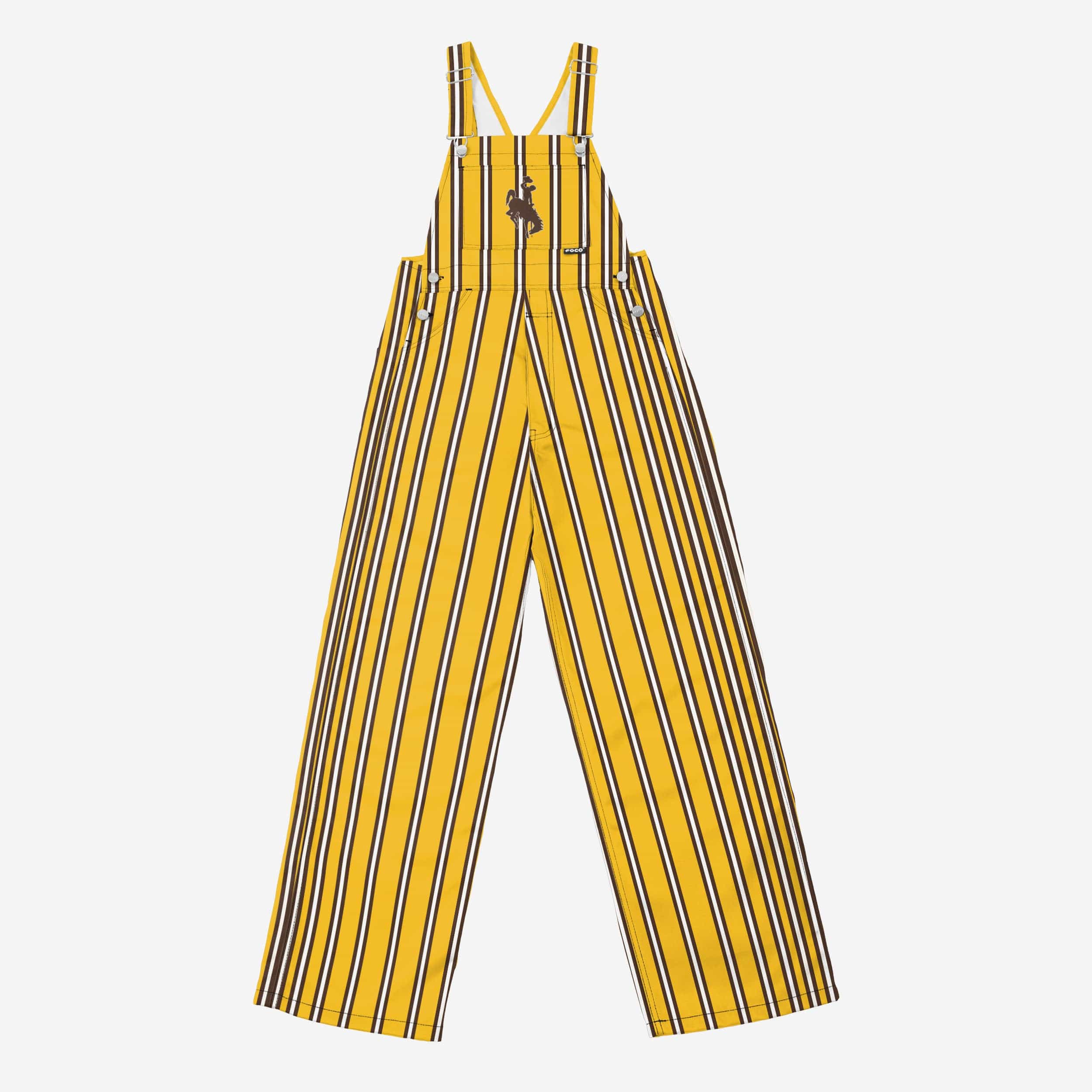 Wyoming Cowboys Mens Sideline Spirit Bib Overalls - Image 7
