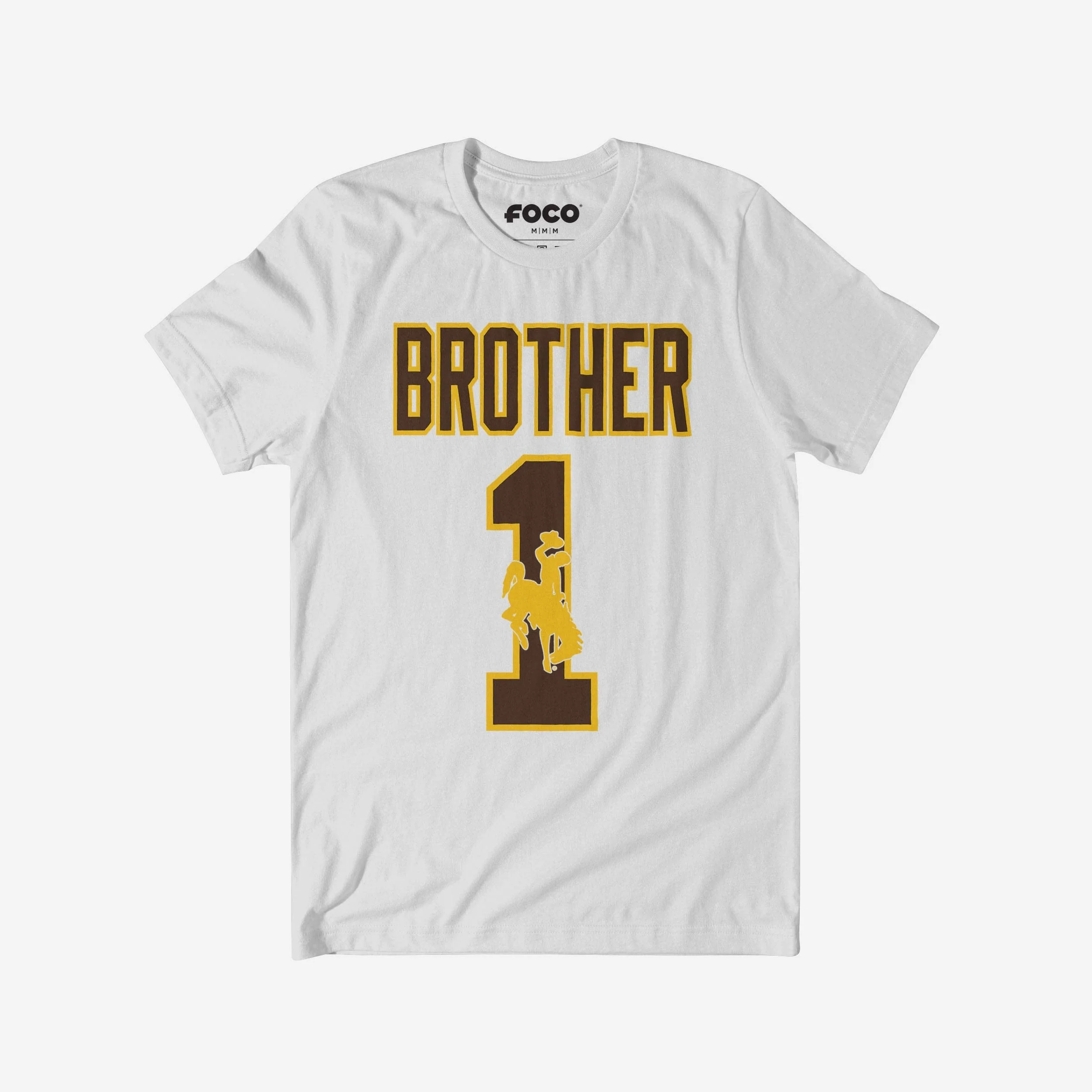 Wyoming Cowboys Number 1 Bro T-Shirt