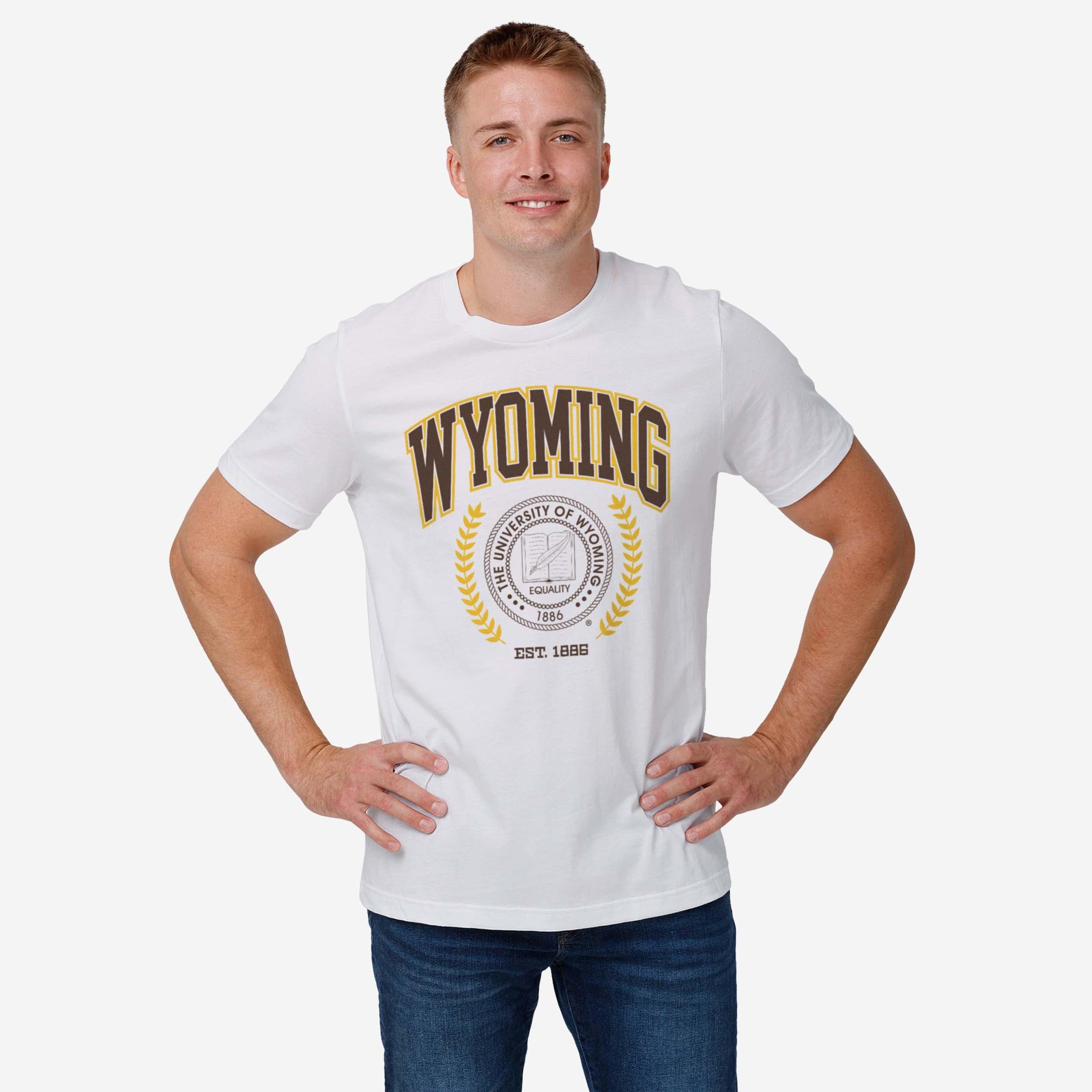 Wyoming Cowboys Team Crest T-Shirt - Image 2