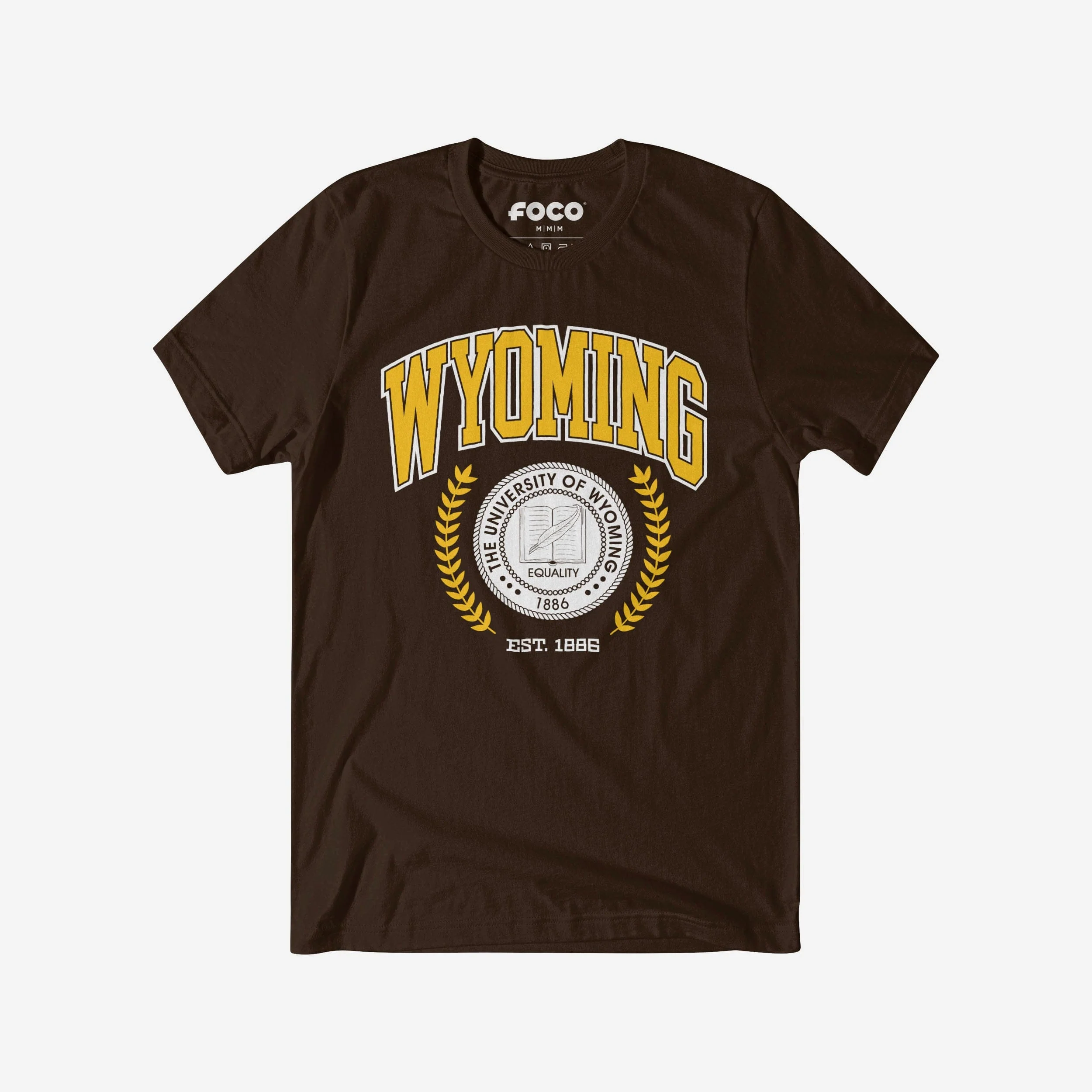 Wyoming Cowboys Team Crest T-Shirt - Image 5
