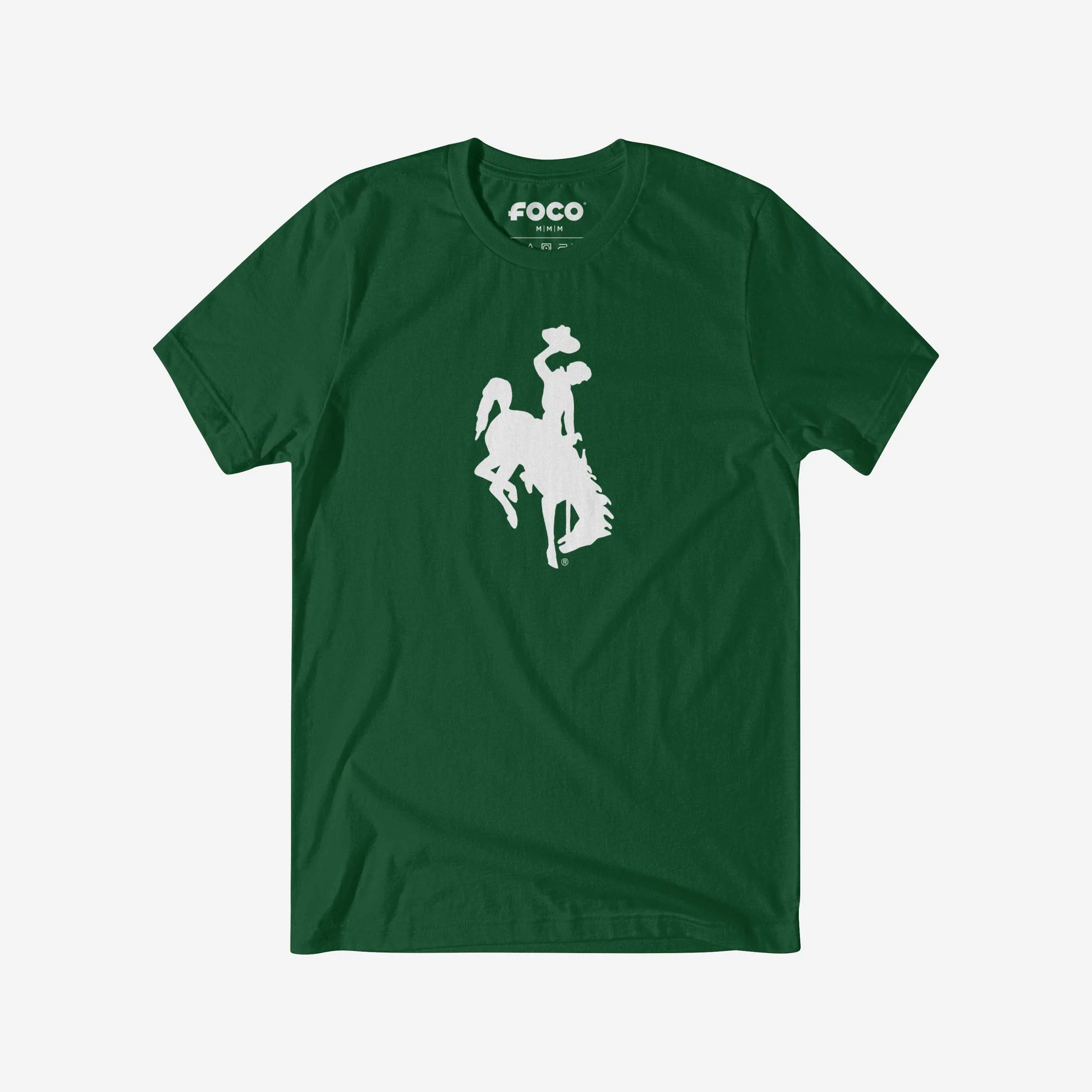 Wyoming Cowboys White Logo T-Shirt