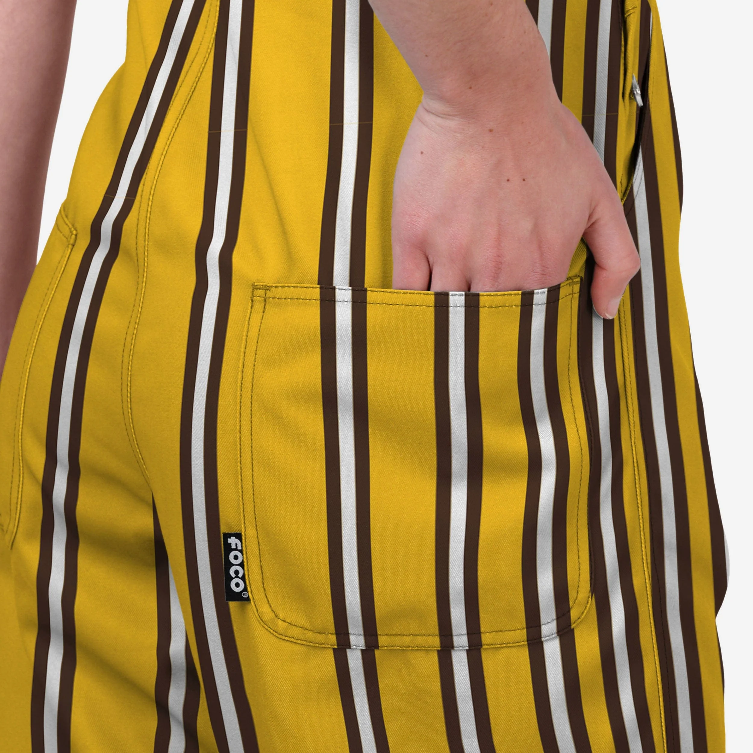 Wyoming Cowboys Womens Sideline Spirit Bib Overalls - Image 6