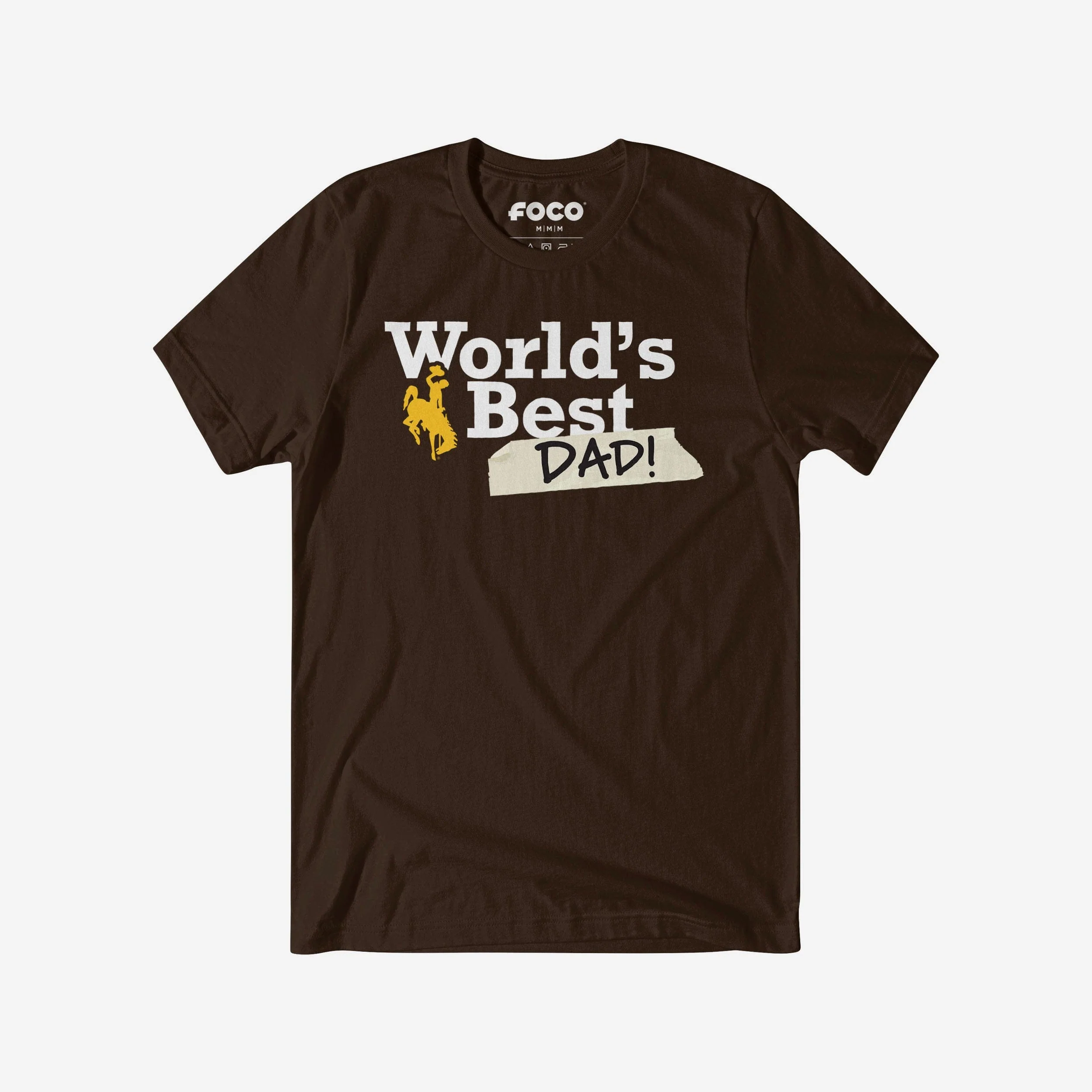 Wyoming Cowboys World's Best Dad T-Shirt