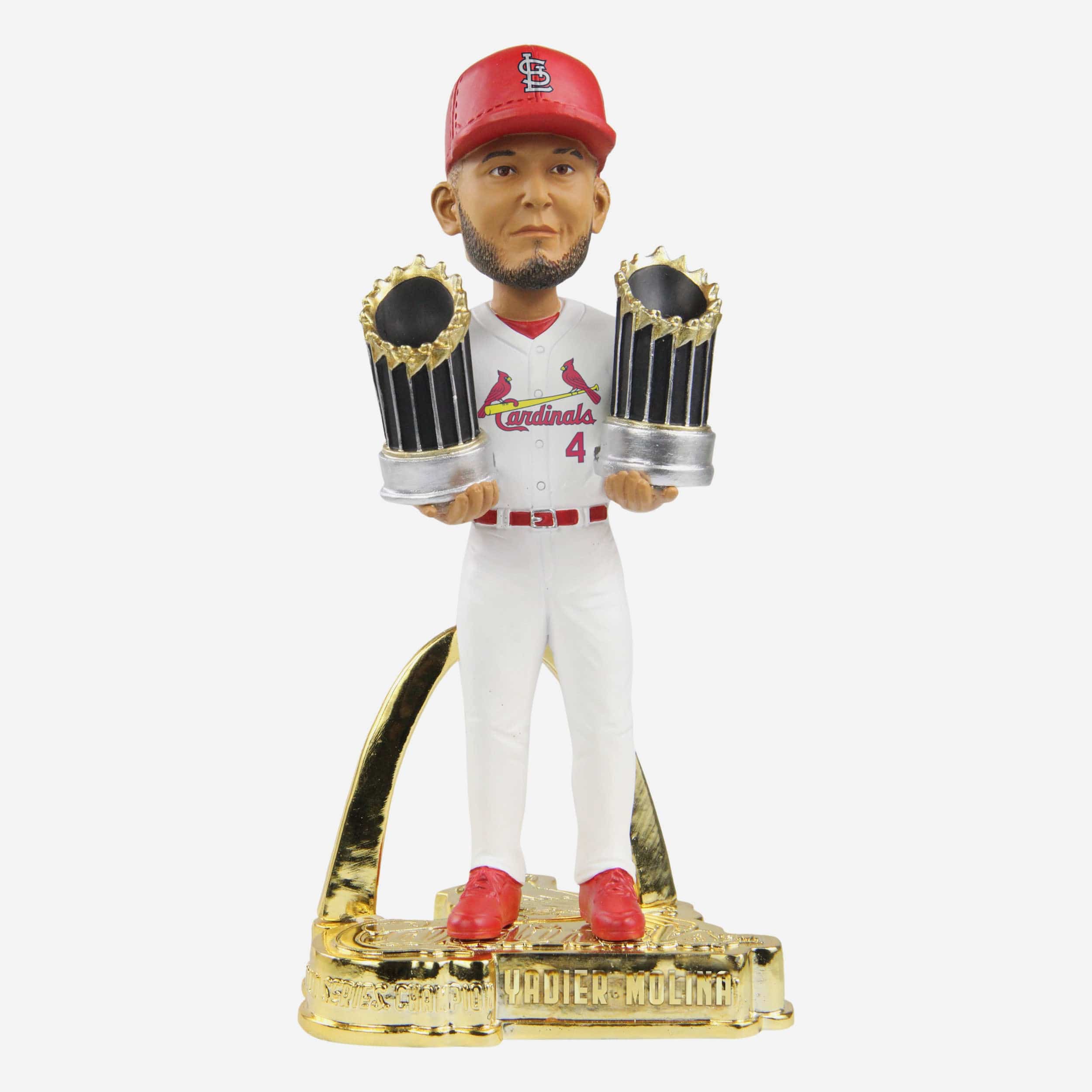 Yadier Molina St Louis Cardinals 2X World Series Champion Bobblehead