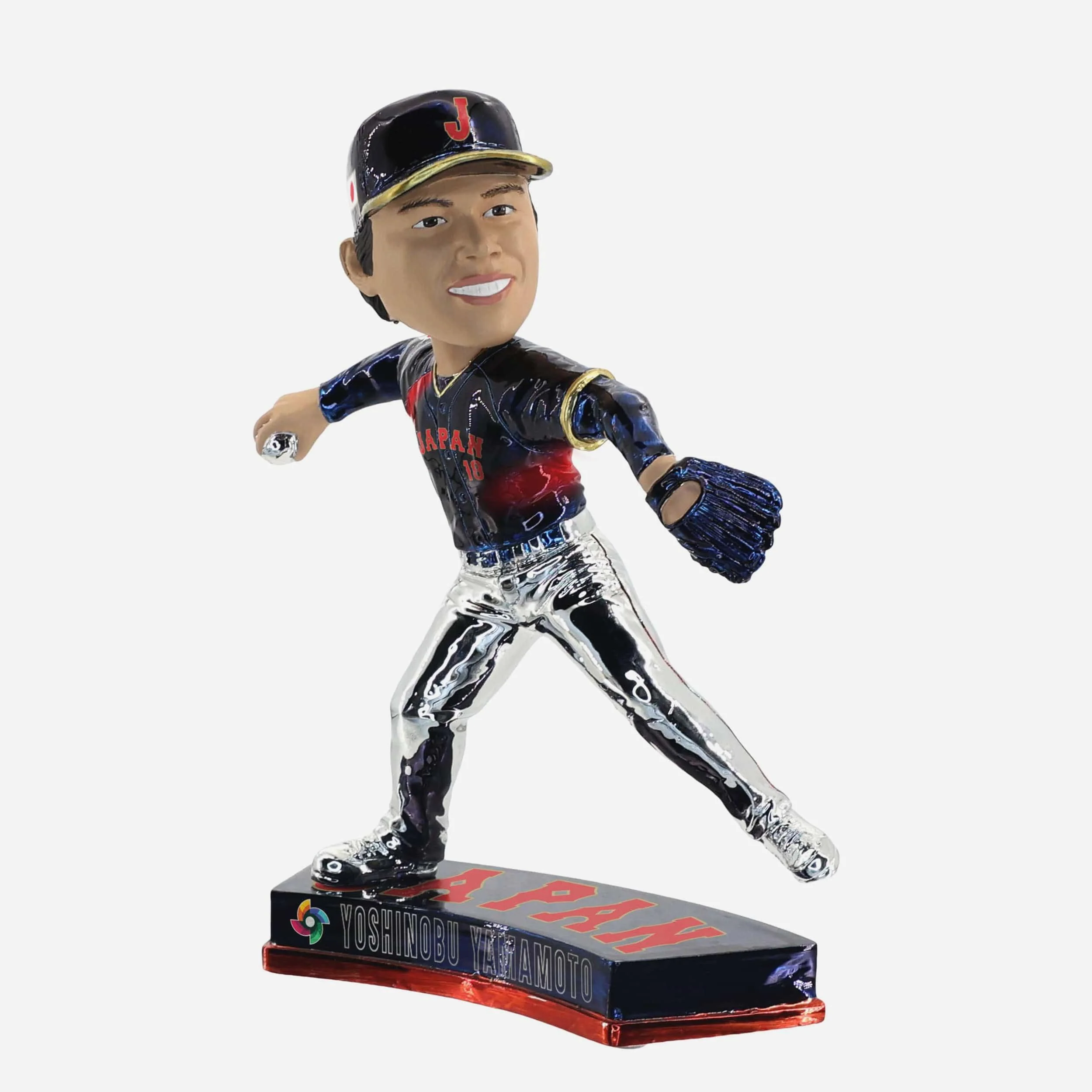 Yoshinobu Yamamoto Japan 2026 World Baseball Classic Electroplated Edition Bobblehead - Image 4