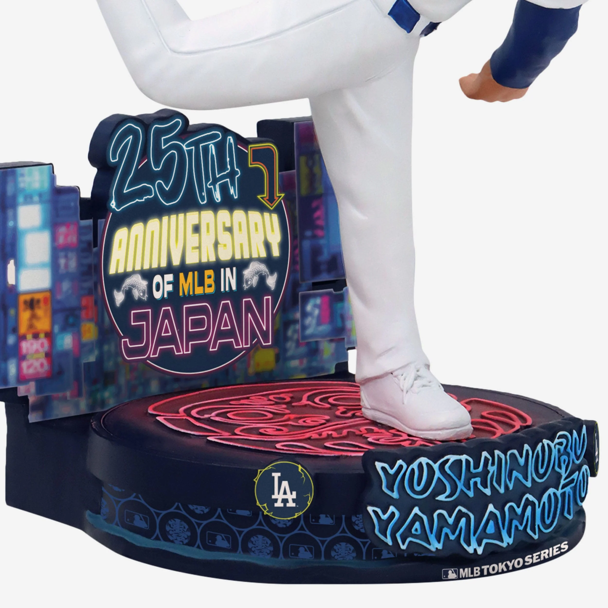 Yoshinobu Yamamoto Los Angeles Dodgers 2025 MLB in Japan 25th Anniversary Bobblehead - Image 3