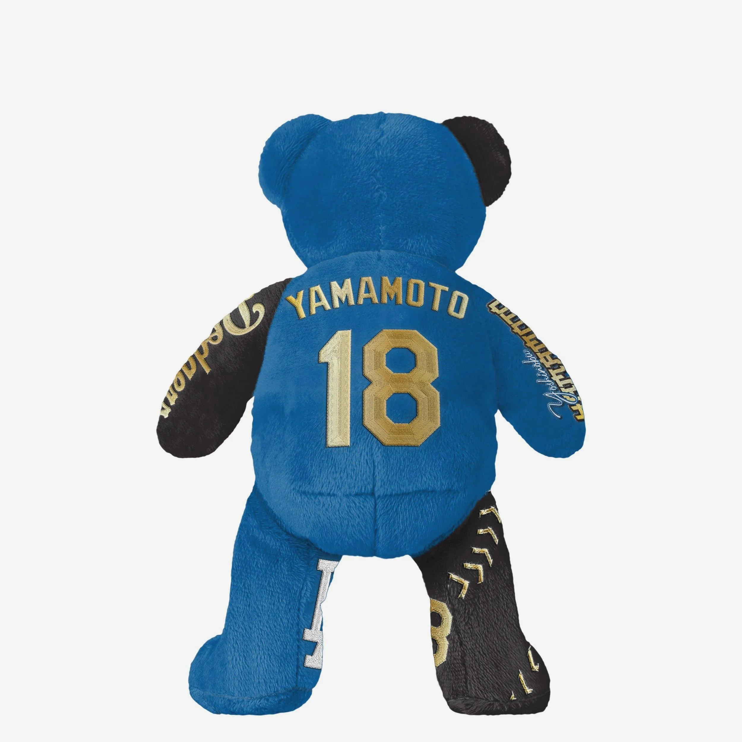 Yoshinobu Yamamoto Los Angeles Dodgers 2025 World Series Champions MVP Embroidered Player Bear - Image 2