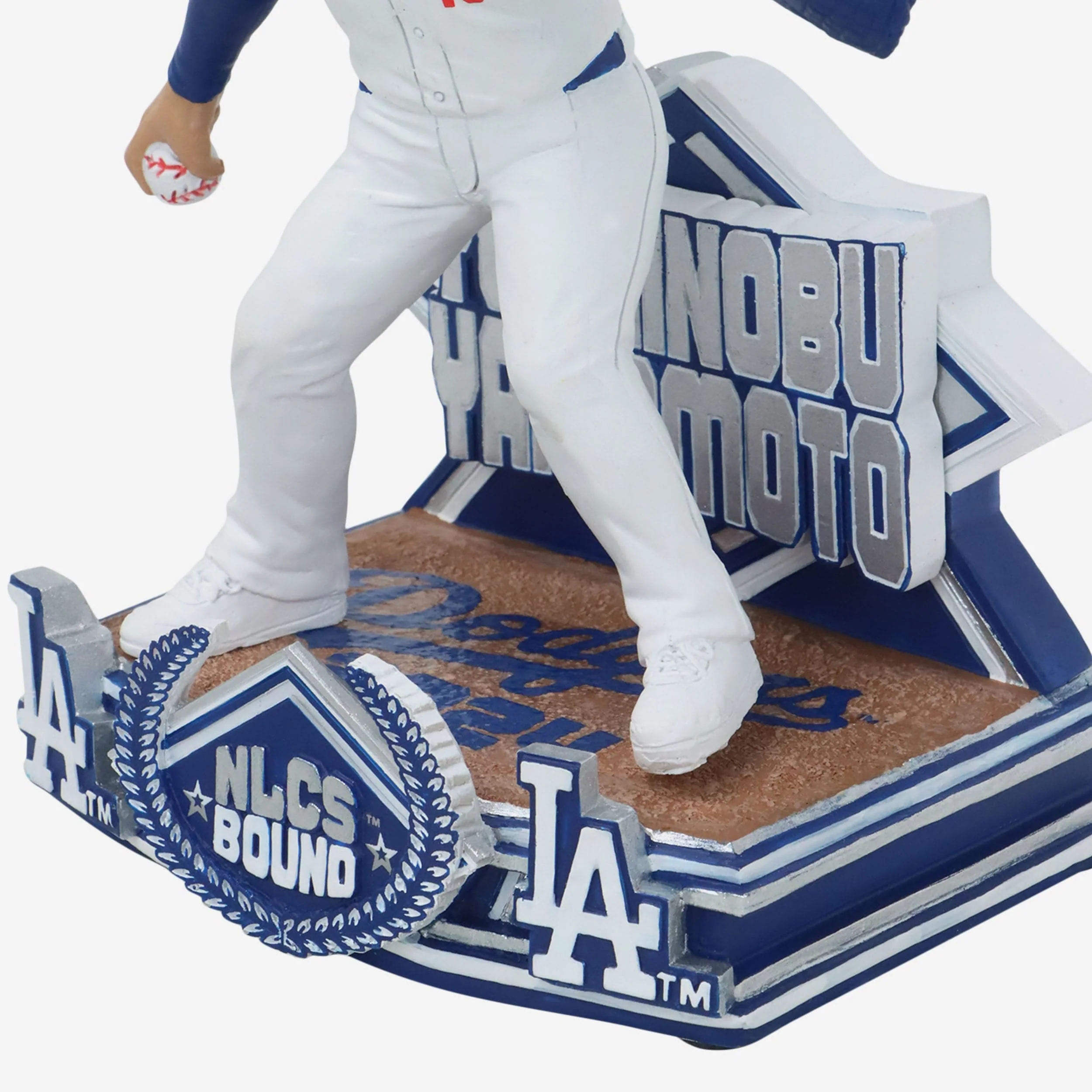 Yoshinobu Yamamoto Los Angeles Dodgers NLCS Bound Bobblehead - Image 3