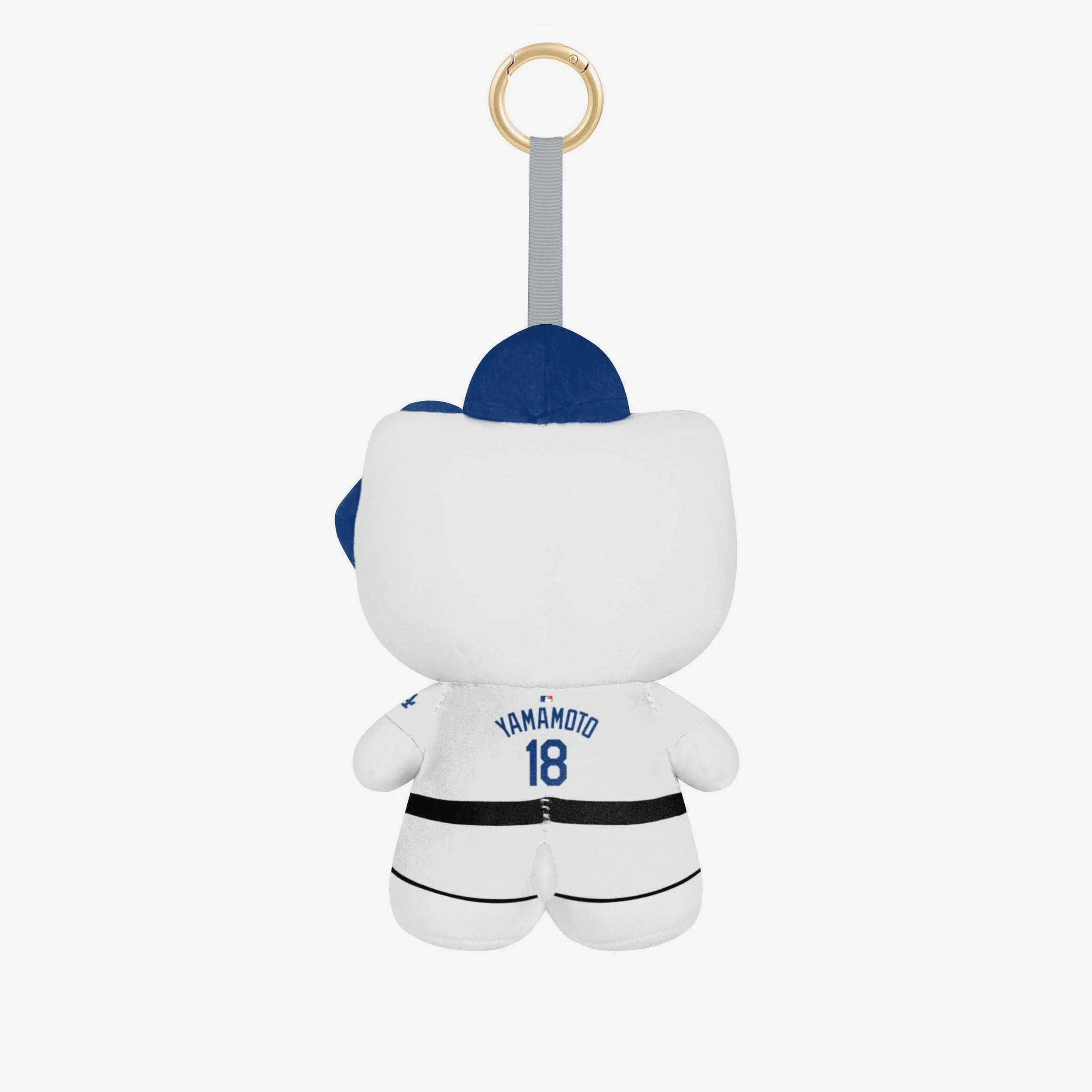 Yoshinobu Yamamoto Los Angeles Dodgers Plush Hello Kitty® Bag Charm Keychain - Image 2