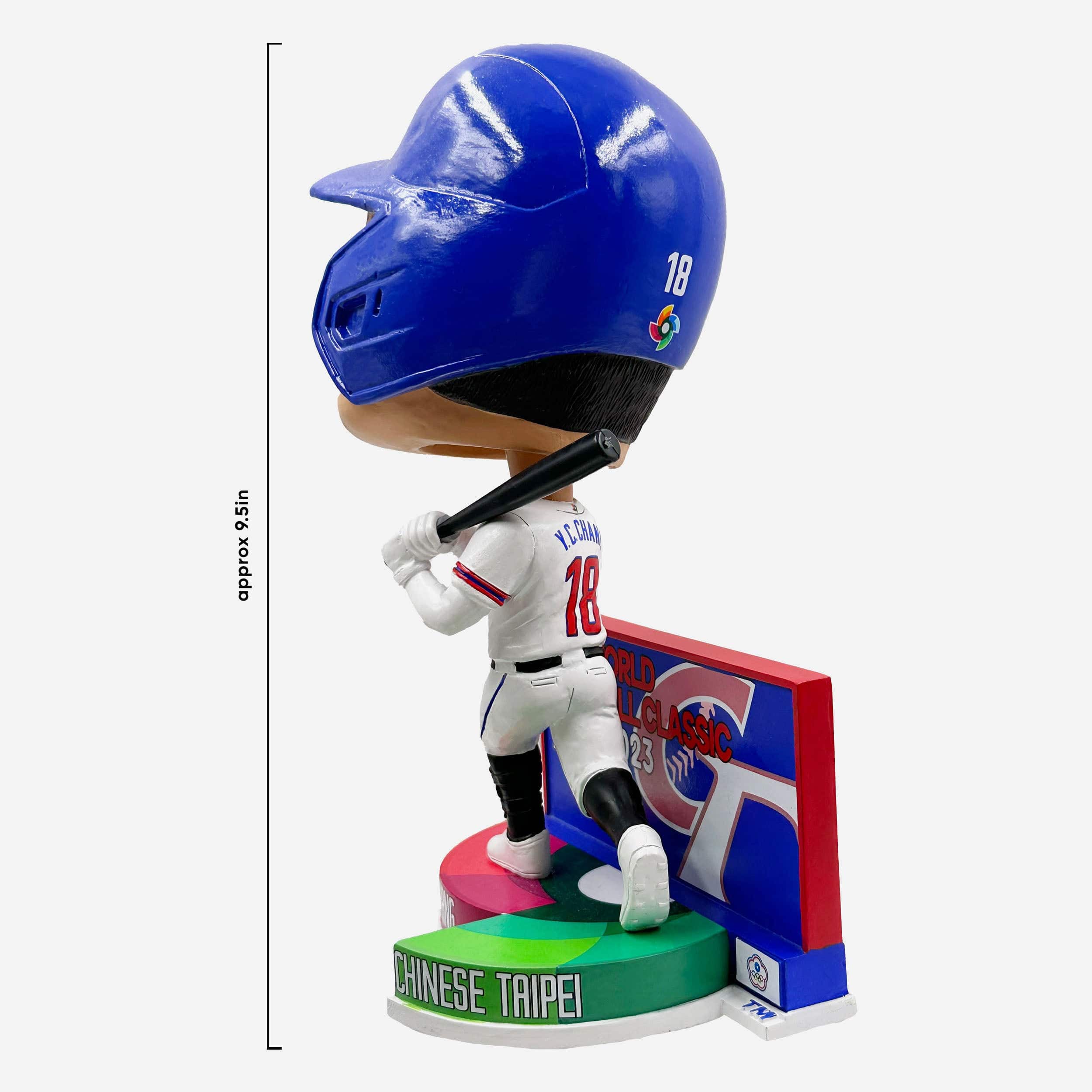 Yu Chang Chinese Taipei 2023 All World Baseball Classic Team Bighead Bobblehead - Image 4