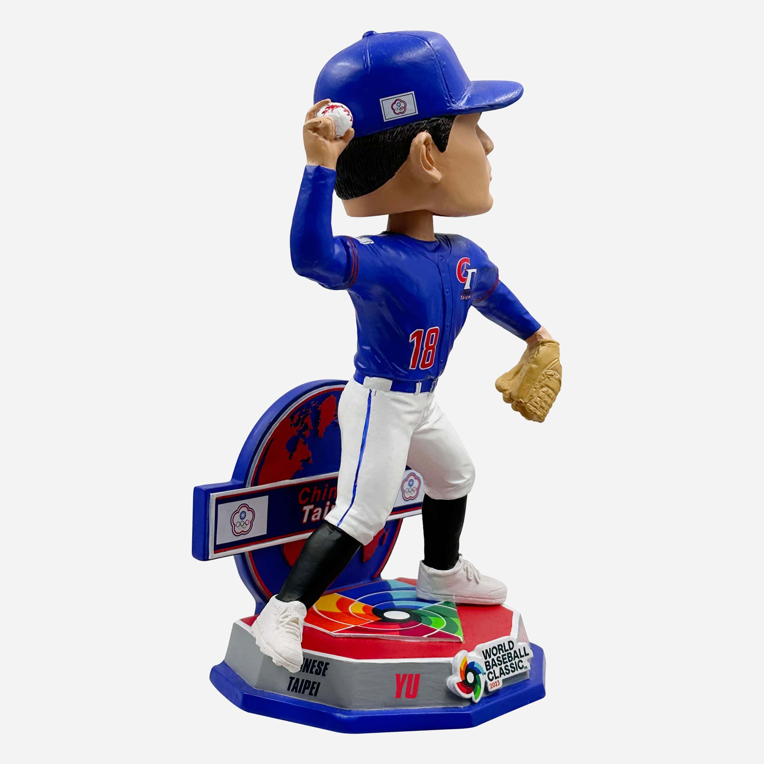Yu Chang Chinese Taipei 2023 World Baseball Classic Away Uniform Bobblehead - Image 4