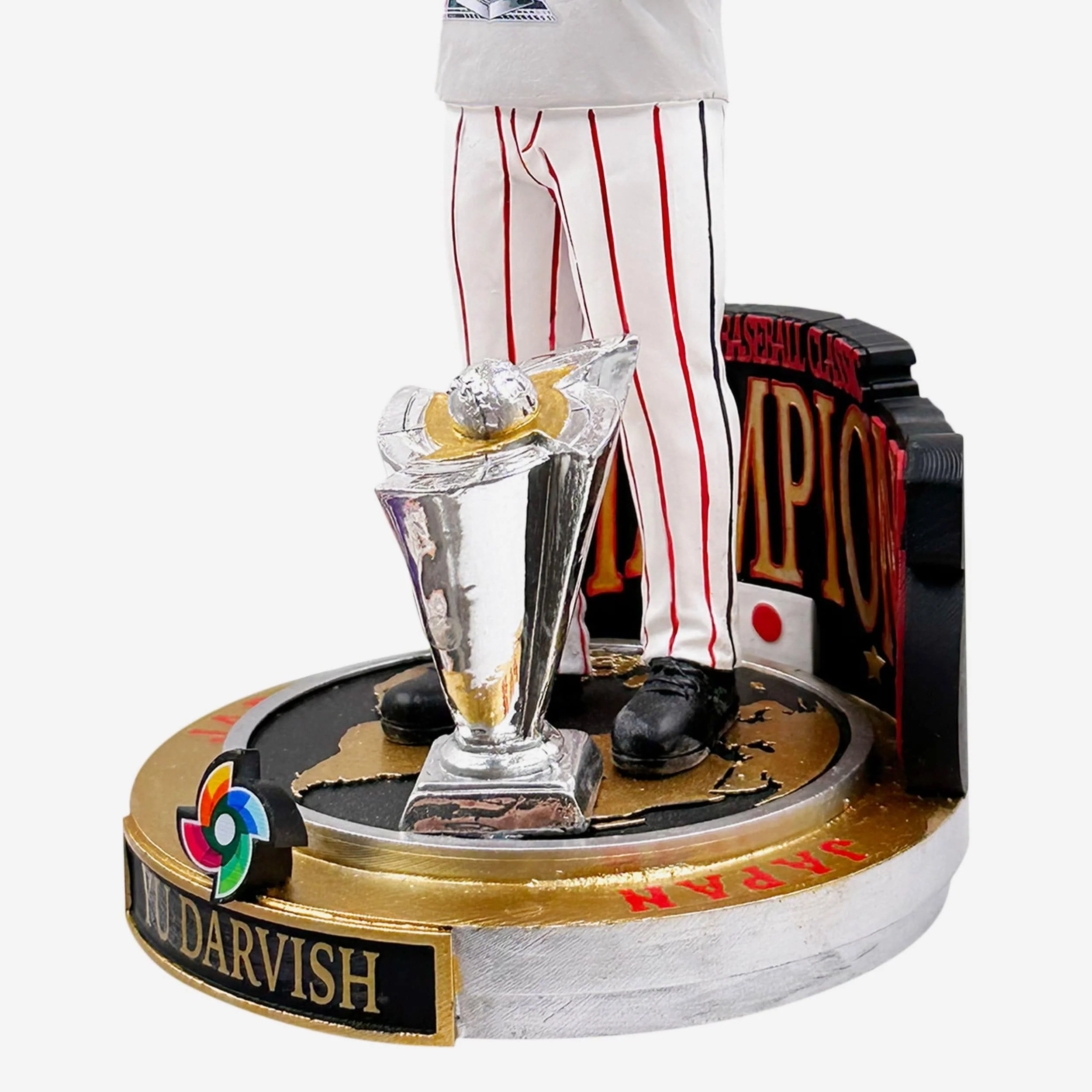 Yu Darvish Japan 2023 World Baseball Classic Champions Cap & Tee Bobblehead - Image 3