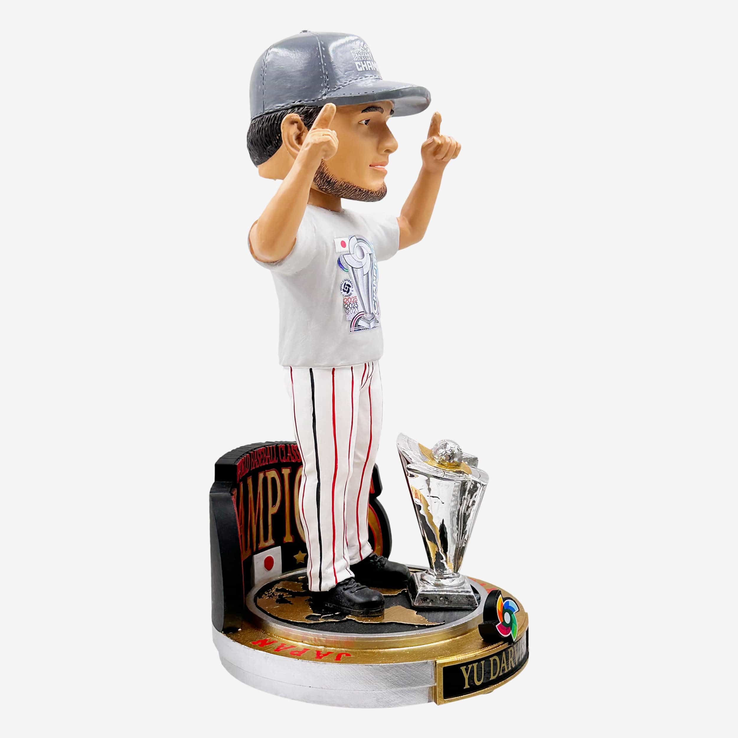 Yu Darvish Japan 2023 World Baseball Classic Champions Cap & Tee Bobblehead - Image 4