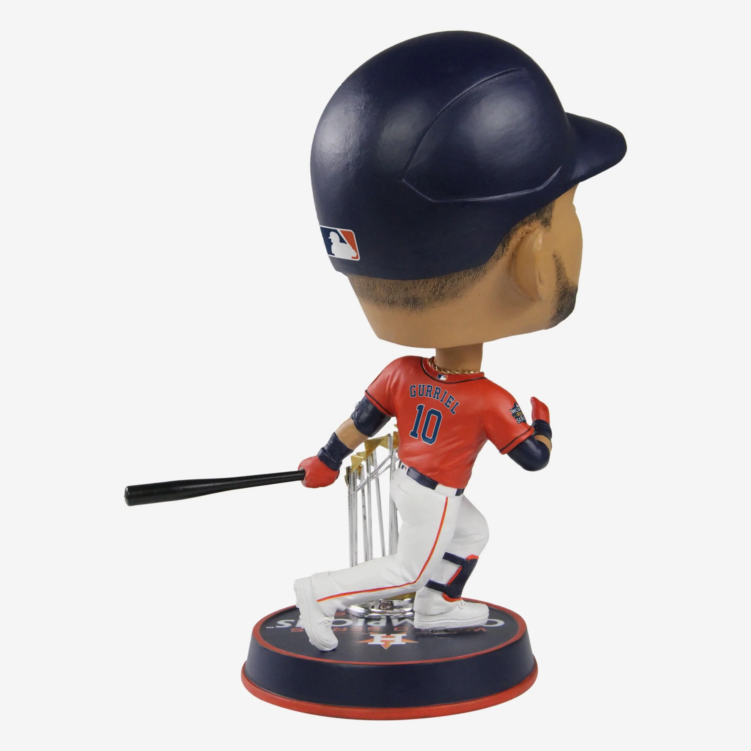 Yuli Gurriel Houston Astros 2022 World Series Champions Orange Jersey Bighead Bobblehead - Image 5