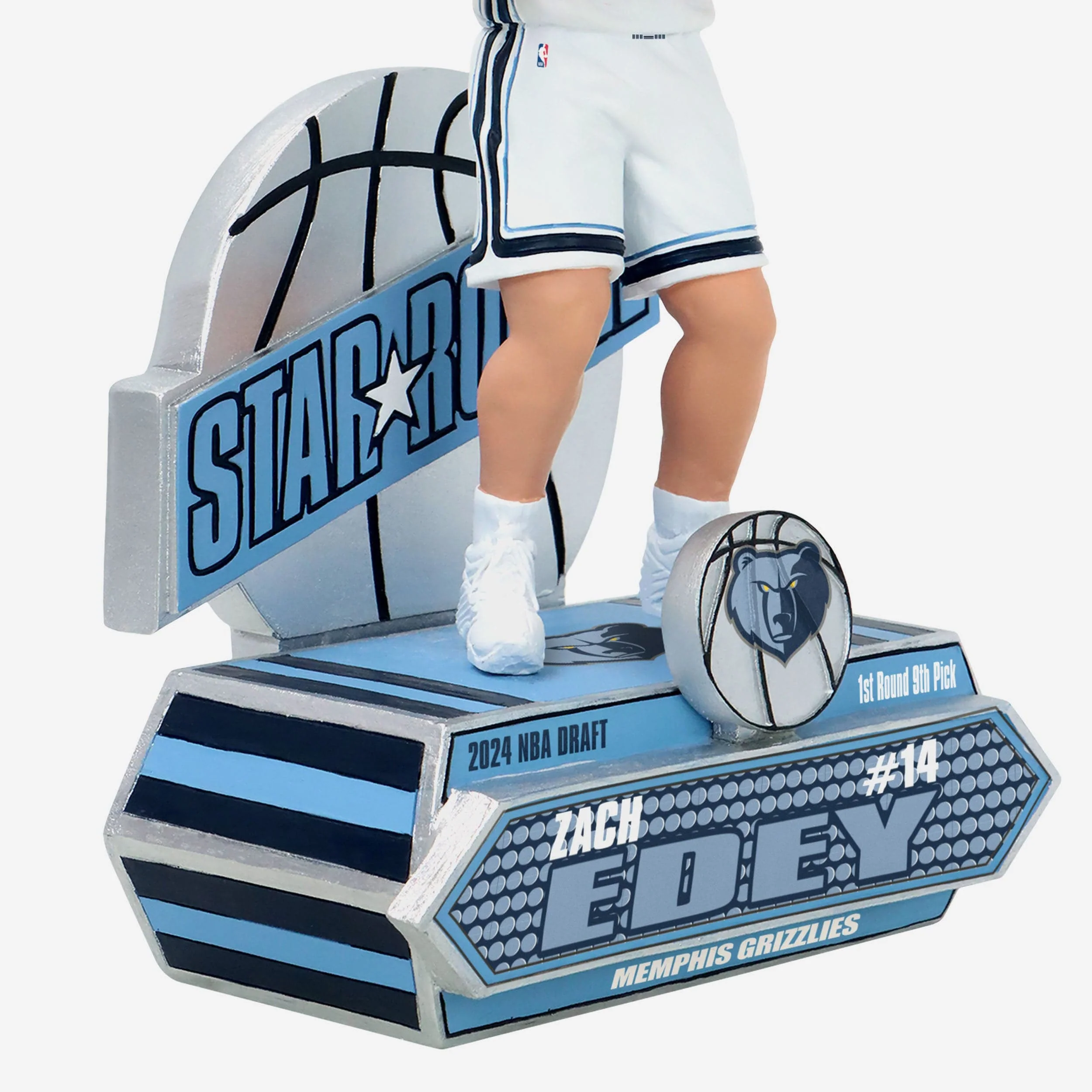 Zach Edey Memphis Grizzlies 2024 Rookie Series Bobblehead - Image 3