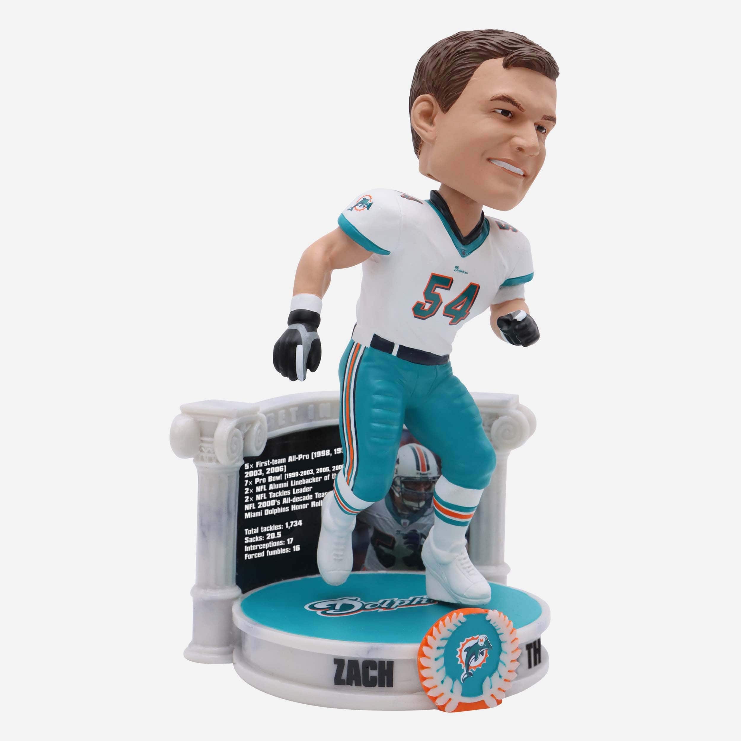 Zach Thomas Miami Dolphins Career Retrospective Bobblehead - Image 4