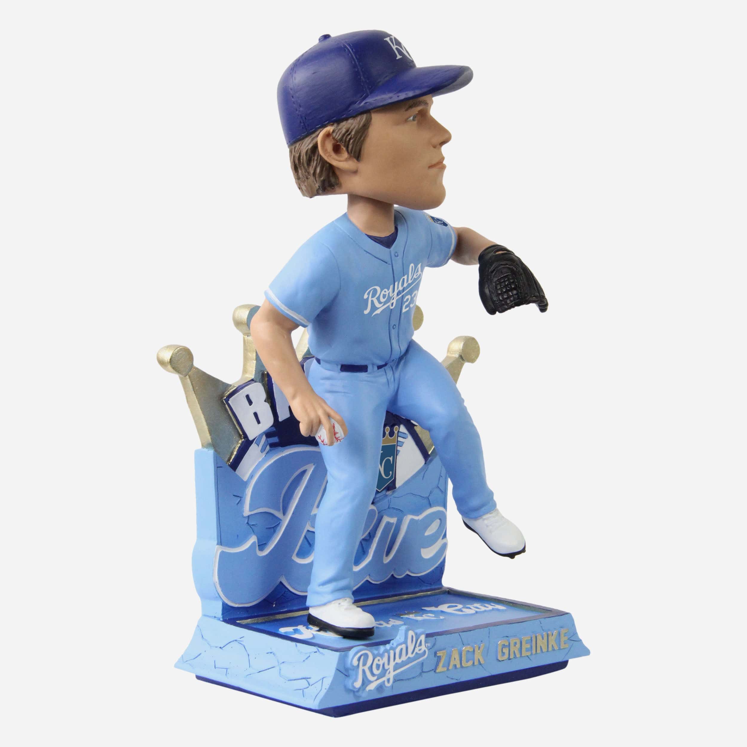Zack Greinke Kansas City Royals Retro Jersey Bobblehead - Image 4