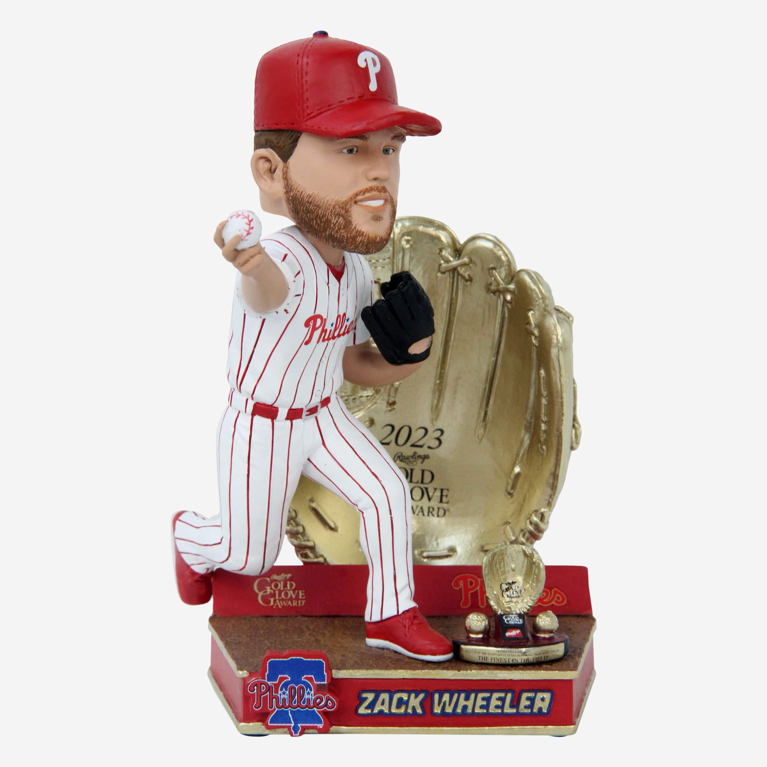 Zack Wheeler Philadelphia Phillies 2023 Gold Glove Bobblehead