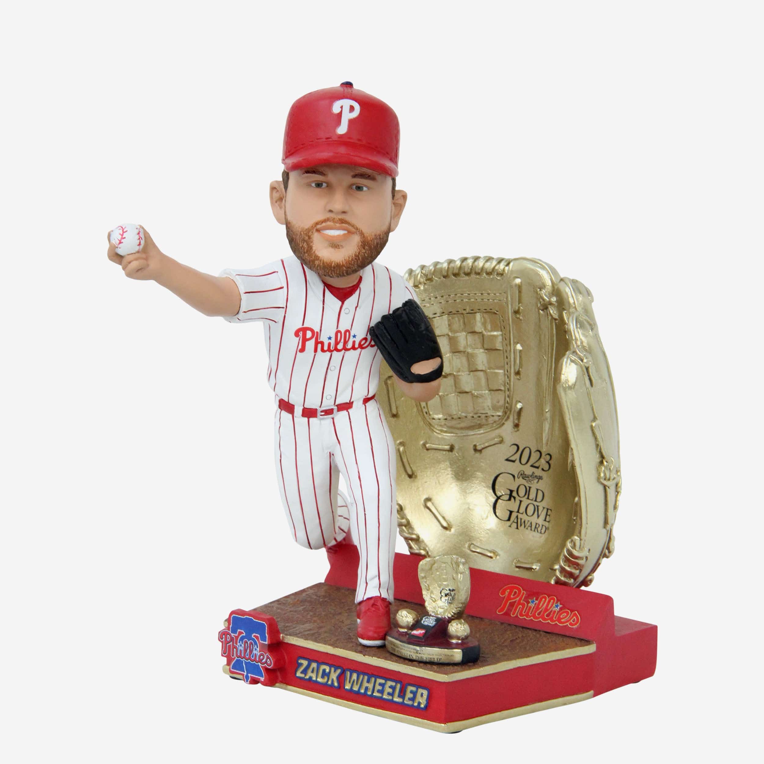 Zack Wheeler Philadelphia Phillies 2023 Gold Glove Bobblehead - Image 4