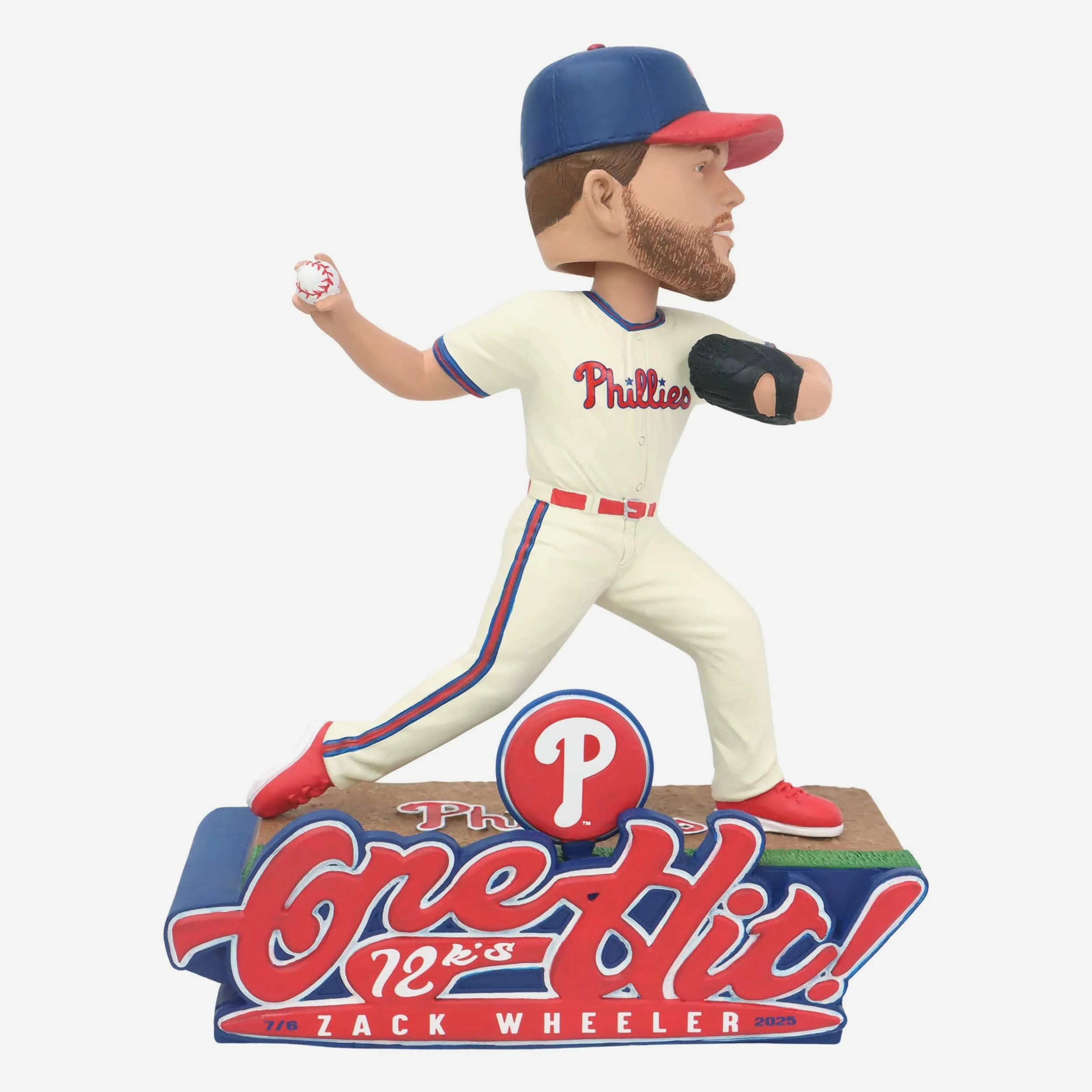 Zack Wheeler Philadelphia Phillies One Hit Gamebreaker Bobblehead