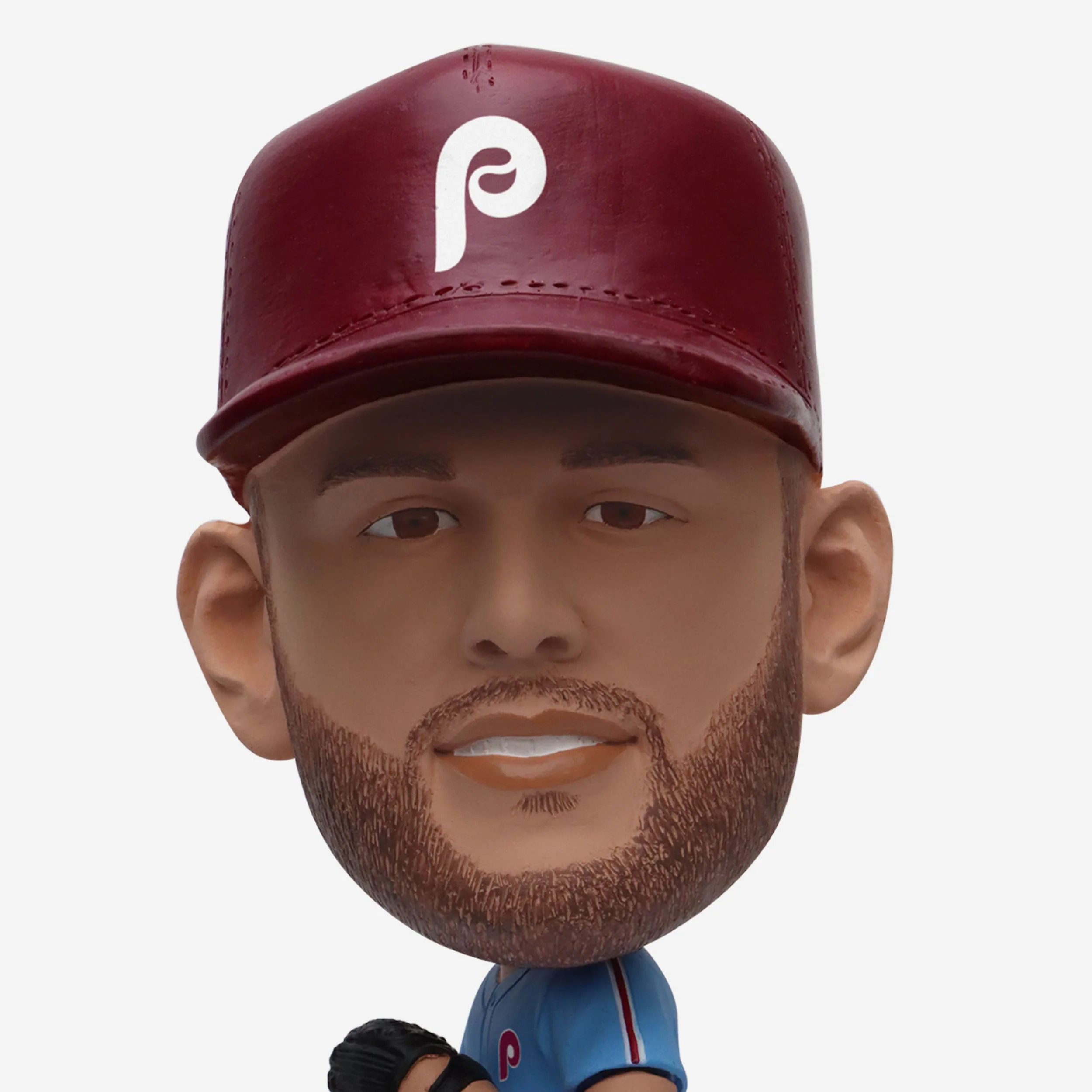 Zack Wheeler Philadelphia Phillies Powder Blue Uniform Field Stripe Bighead Bobblehead - Image 2