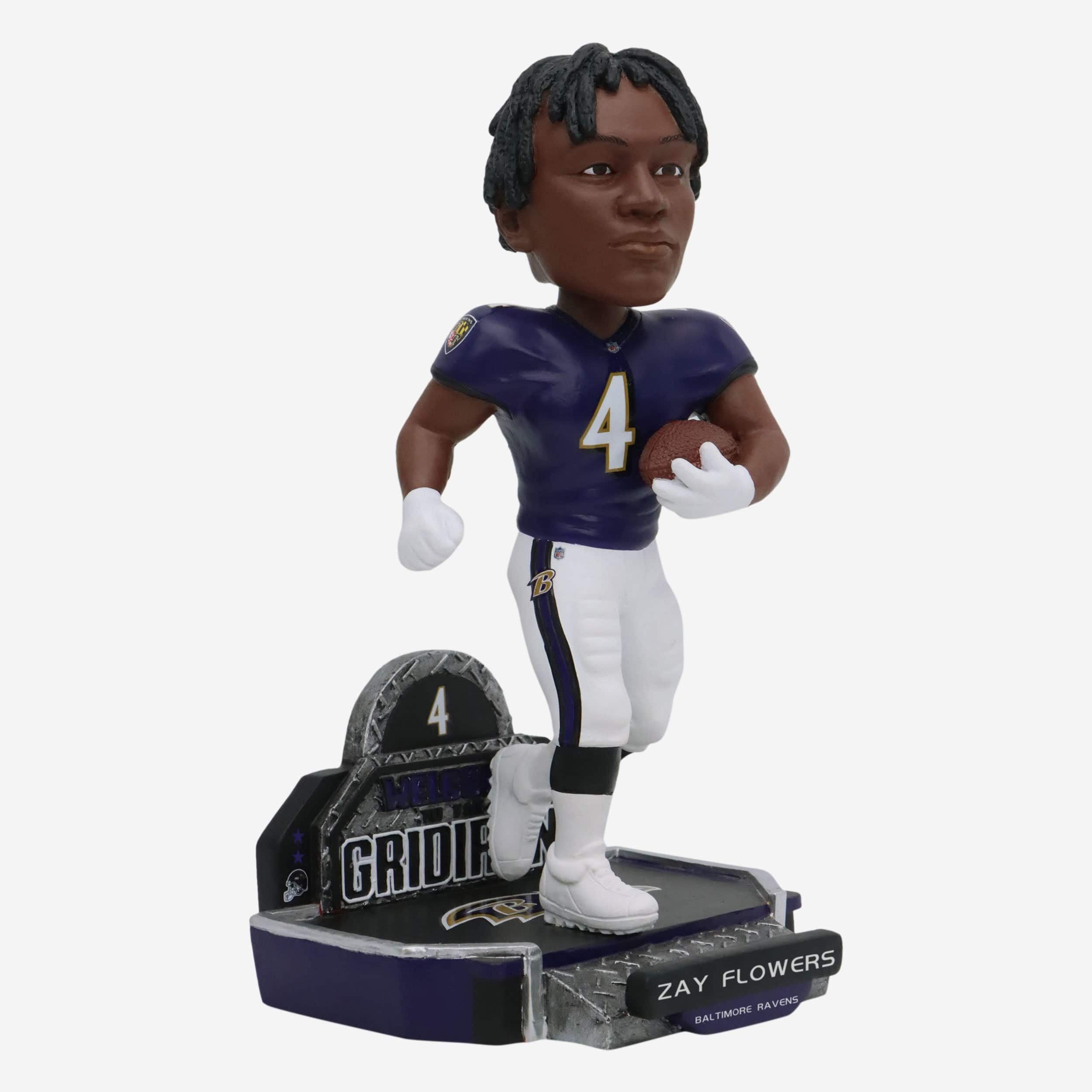 Zay Flowers Baltimore Ravens NFL 2023 Rookie Series Bobblehead - Image 4